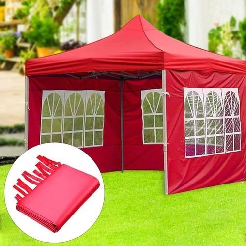 Red 3x3m pop-up canopy tent + with side windows in Kenya Red 3x3m pop-up canopy tent + with side windows in Kenya