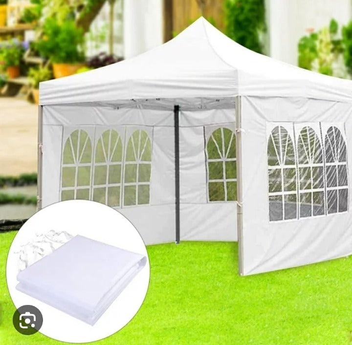Green 3x3m pop-up canopy tent + with windowed sidewalls in Kenya Green 3x3m pop-up canopy tent + with windowed sidewalls in Kenya